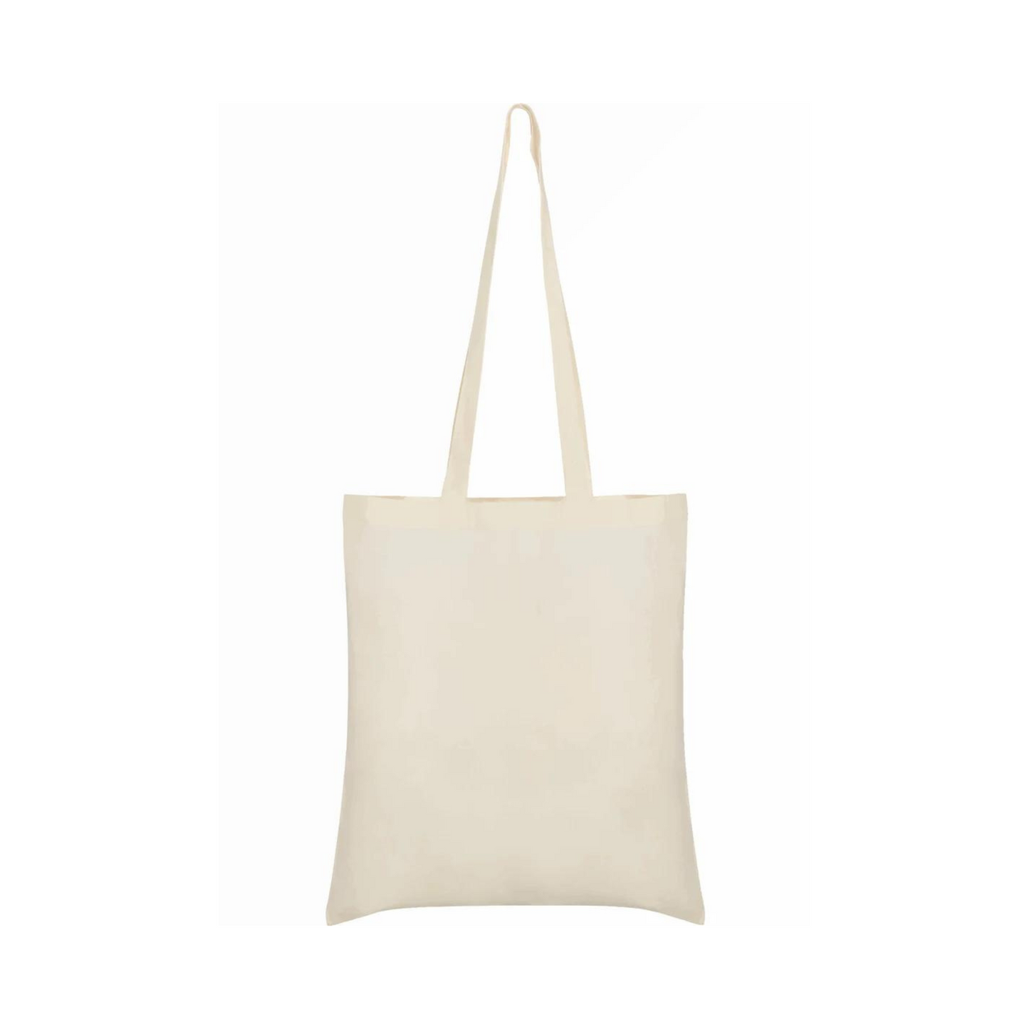 Colorful Canvas Tote Bag Cream
