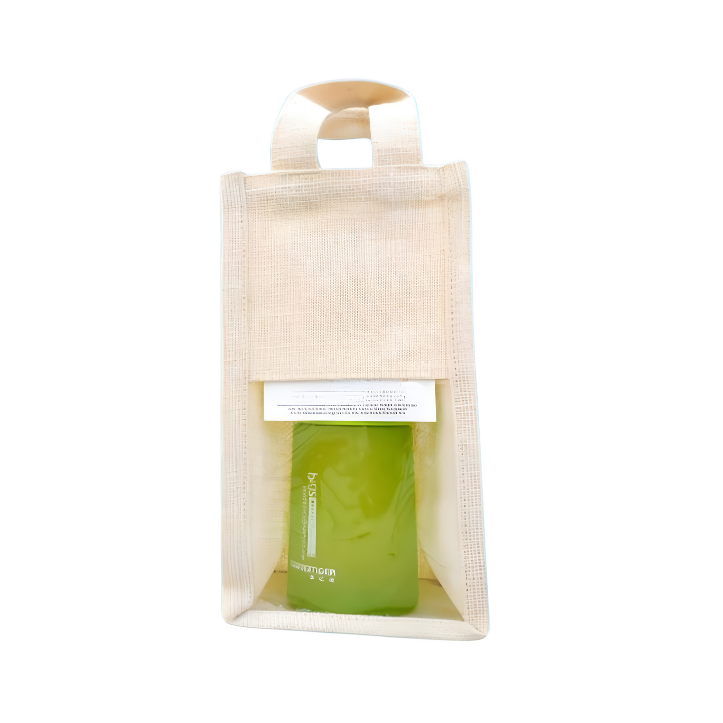 Jute Wine Bag one bottle holder