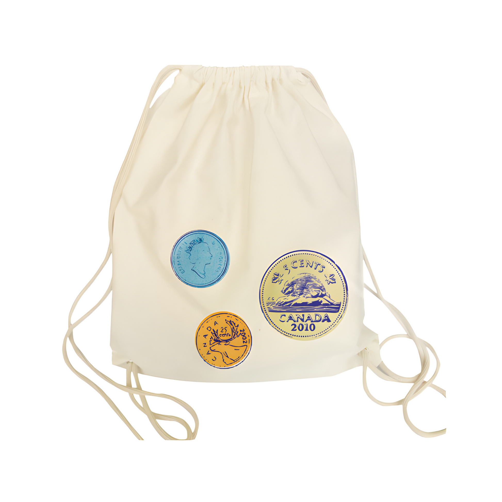 Canvas Drawstring Bag Printed