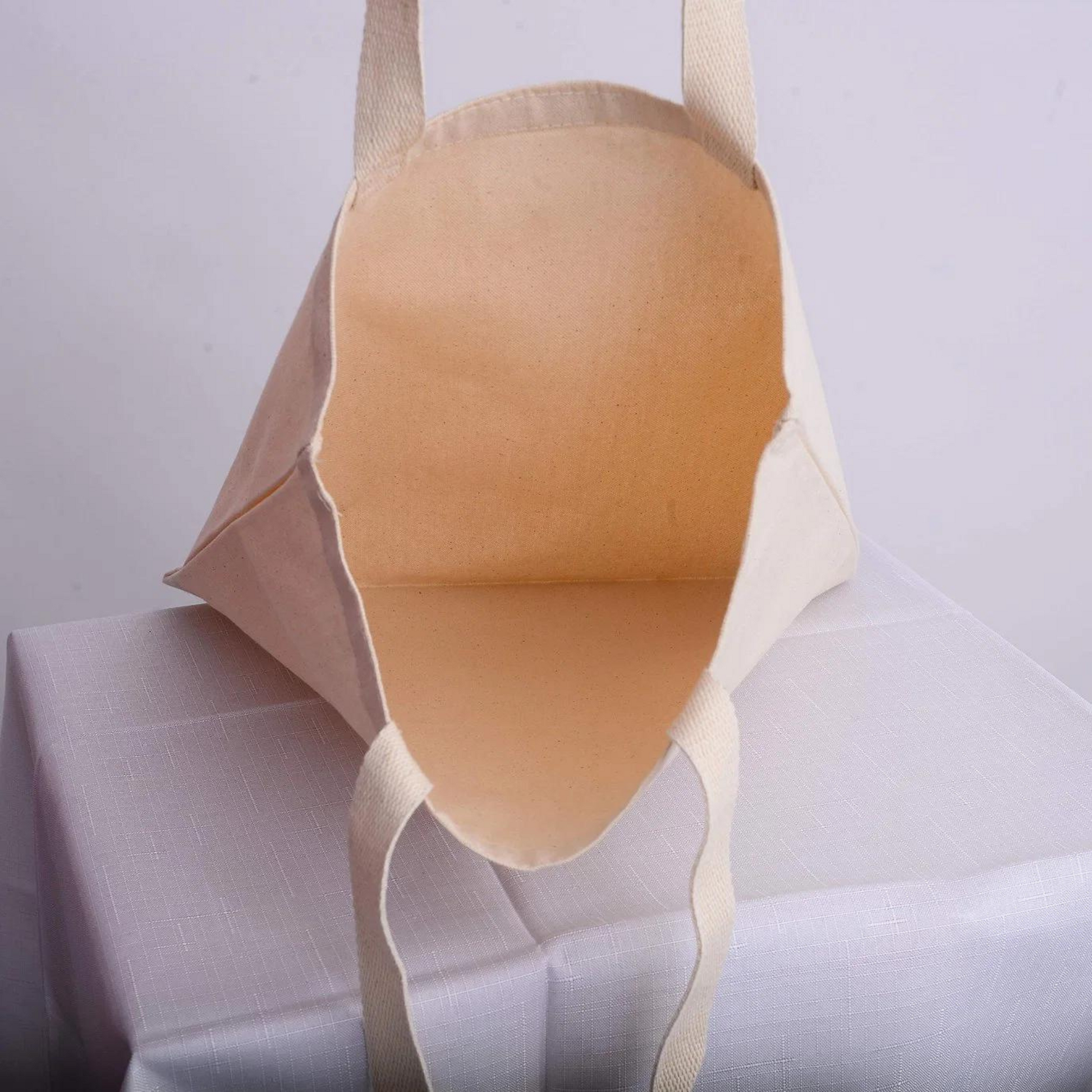 Canvas Totes with Full Gusset open