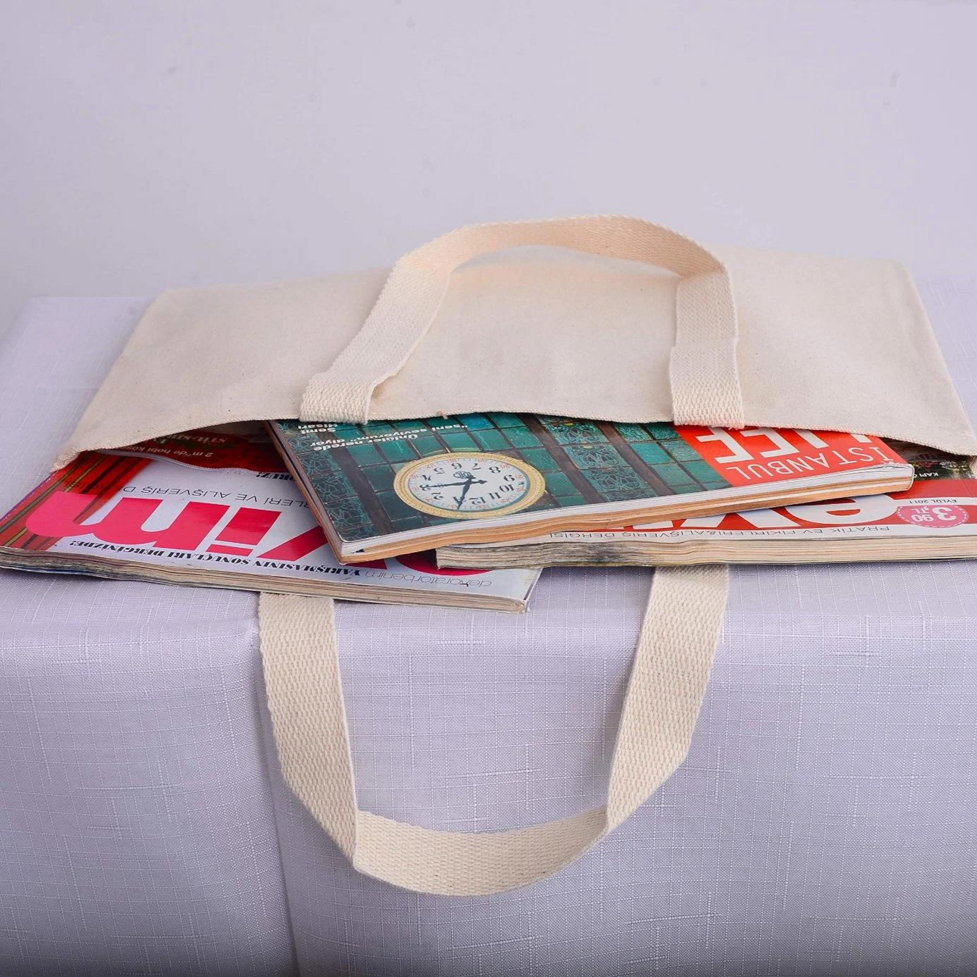 Canvas Totes with Full Gusset