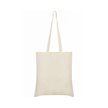 Colorful Canvas Tote Bag Cream