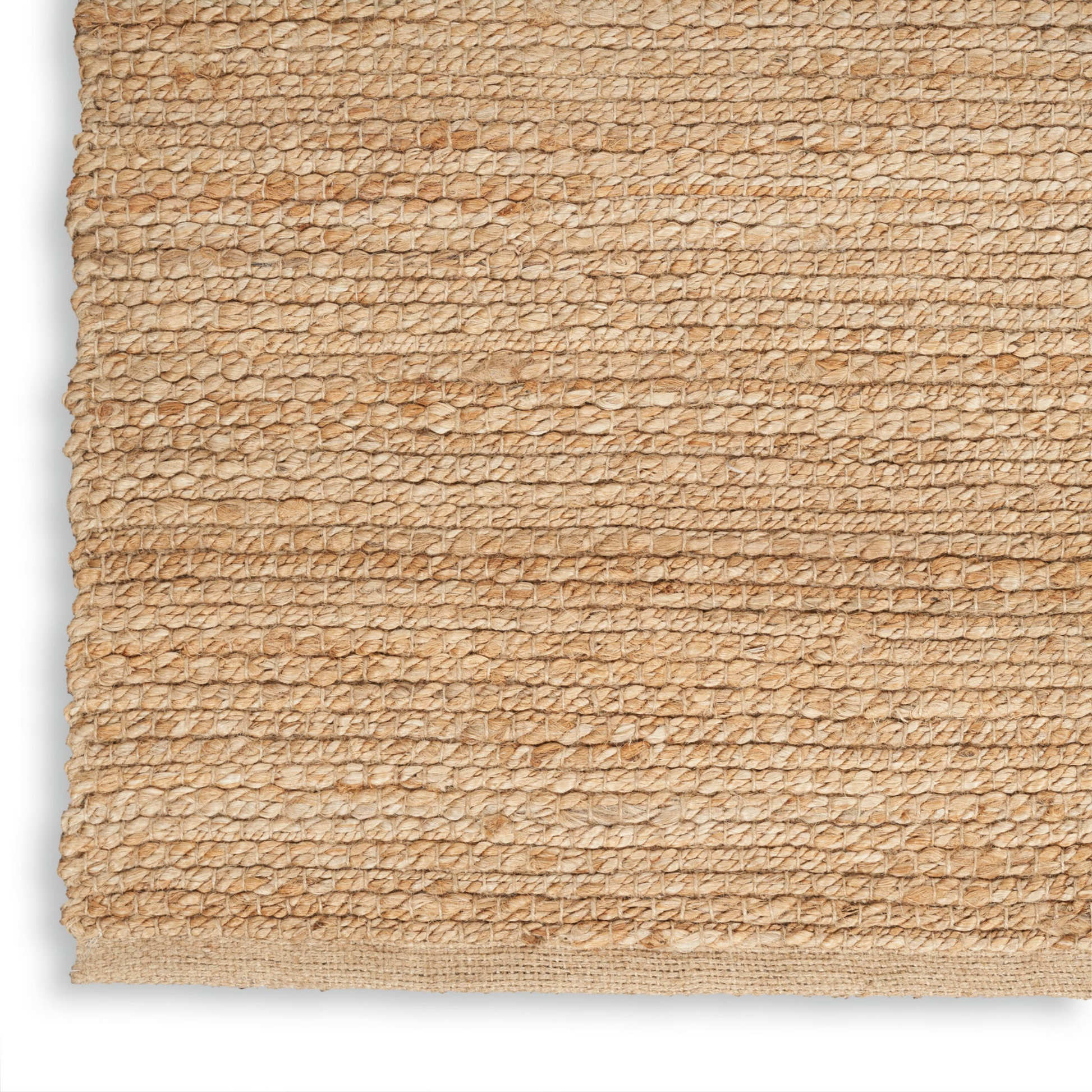Jute Braided Rug Beige