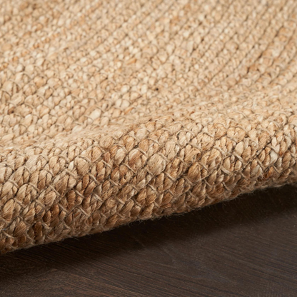 Jute Braided Rug Beige