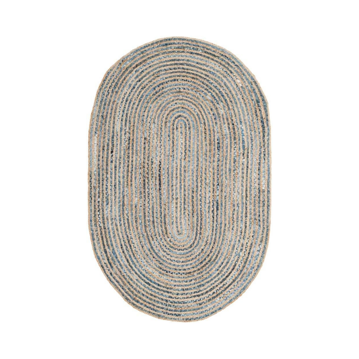 Jute Braided Rug multi color