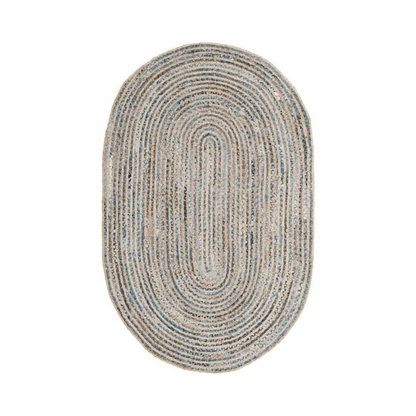 Jute Braided Rug multi color