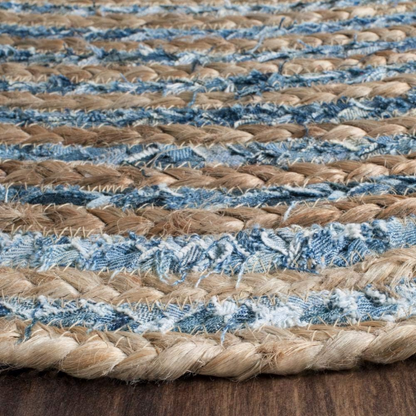 Jute Braided Rug multi color
