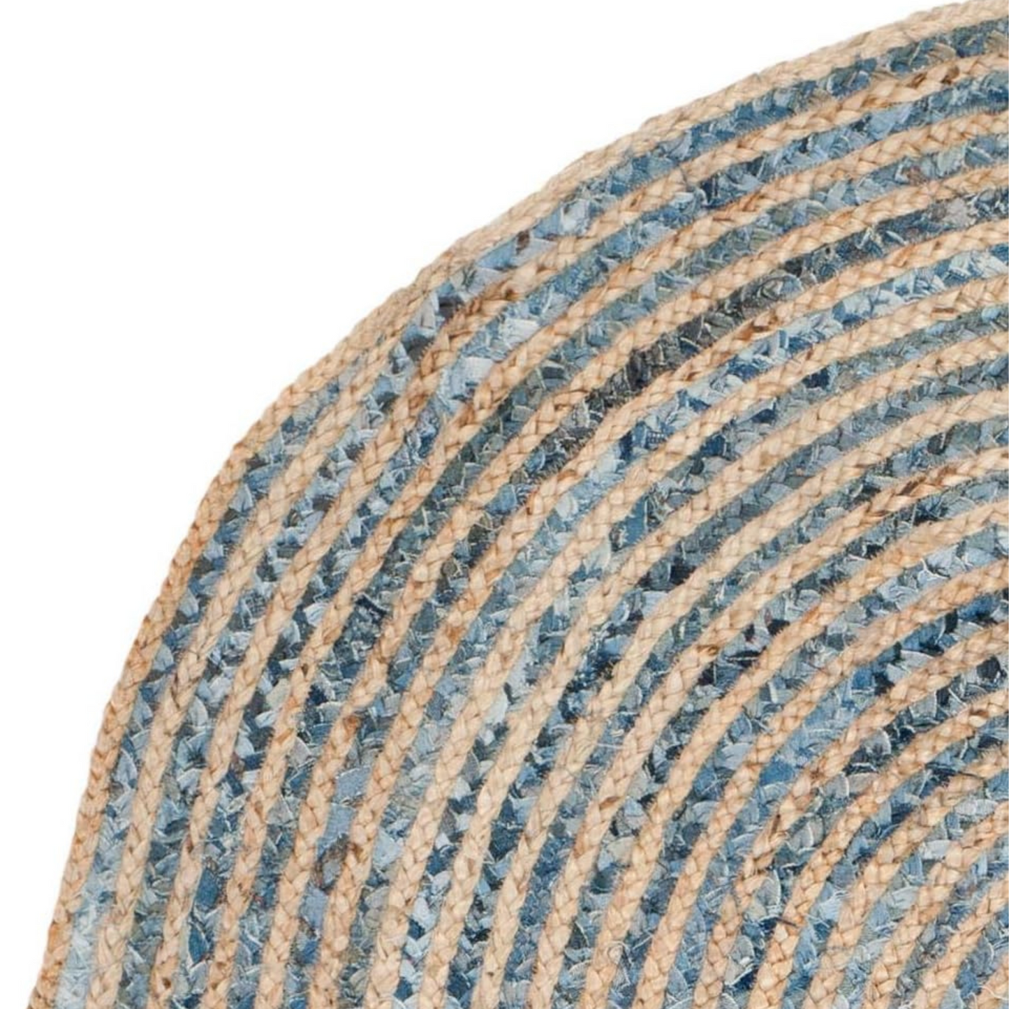 Jute Braided Rug multi color