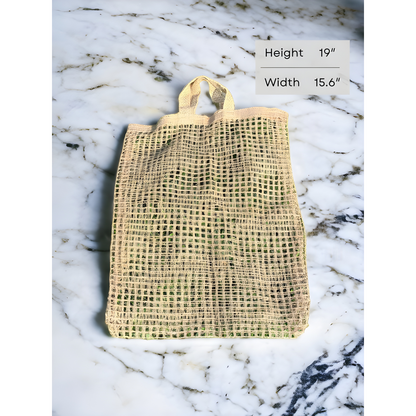 Jute net bag deals