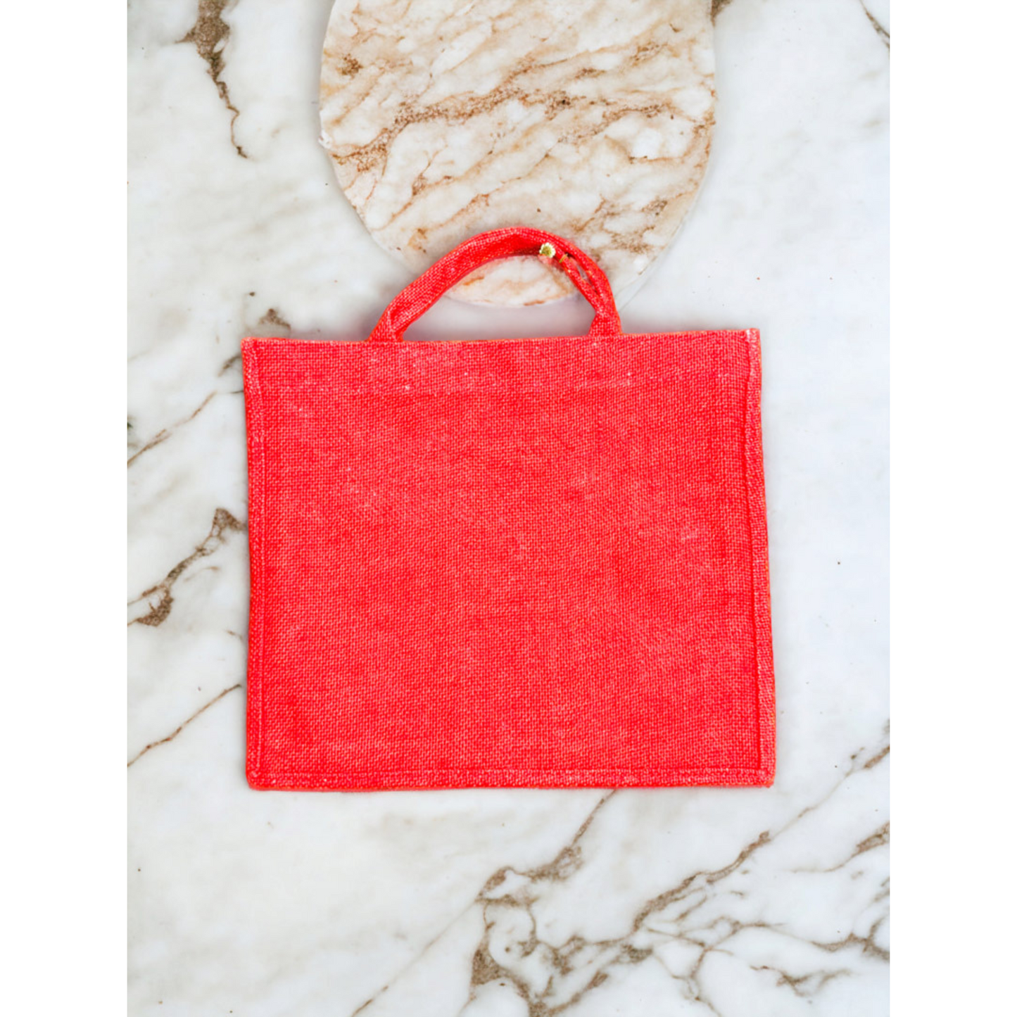 Jute Promotional Bag Red